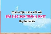 Bài 8.30 SGK Toán 6 tập 2 Kết nối tri thức